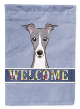 Load image into Gallery viewer, Italian Greyhound Welcome Flag Canvas House Size BB1422CHF