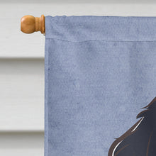 Load image into Gallery viewer, Bernese Mountain Dog Welcome Flag Canvas House Size BB1423CHF