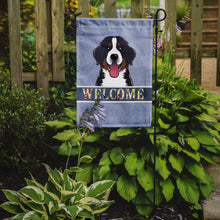 Load image into Gallery viewer, Bernese Mountain Dog Welcome Garden Flag – Decorative Outdoor Yard Flag BB1423GF