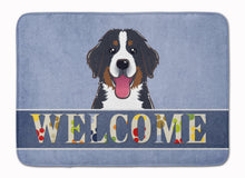 Load image into Gallery viewer, Bernese Mountain Dog Welcome Machine Washable Memory Foam Mat BB1423RUG