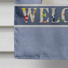 Load image into Gallery viewer, French Bulldog Welcome Flag Canvas House Size BB1424CHF