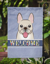 Load image into Gallery viewer, French Bulldog Welcome Garden Flag – Decorative Outdoor Yard Flag BB1424GF