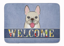 Load image into Gallery viewer, French Bulldog Welcome Machine Washable Memory Foam Mat BB1424RUG