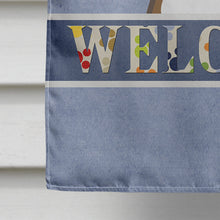 Load image into Gallery viewer, Beagle Welcome Flag Canvas House Size BB1425CHF