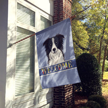 Load image into Gallery viewer, Border Collie Welcome Flag Canvas House Size BB1427CHF