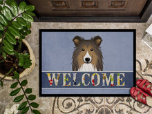 Load image into Gallery viewer, Sheltie Welcome Doormat - 24x36 Decorative Floor Mat – Indoor/Outdoor Rug with Artistic Flair BB1428JMAT