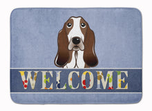 Load image into Gallery viewer, Basset Hound Welcome Machine Washable Memory Foam Mat BB1429RUG