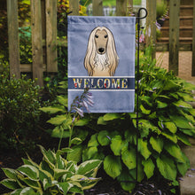 Load image into Gallery viewer, Afghan Hound Welcome Garden Flag – Decorative Outdoor Yard Flag BB1430GF