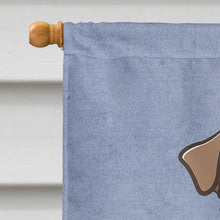 Load image into Gallery viewer, Wire Haired Fox Terrier Welcome Flag Canvas House Size BB1433CHF