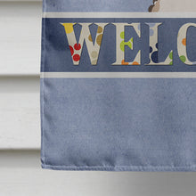 Load image into Gallery viewer, Wire Haired Fox Terrier Welcome Flag Canvas House Size BB1433CHF