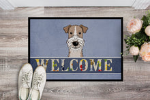 Load image into Gallery viewer, Wire Haired Fox Terrier Welcome Doormat - 24x36 Decorative Floor Mat – Indoor/Outdoor Rug with Artistic Flair BB1433JMAT