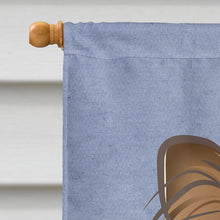 Load image into Gallery viewer, Papillon Welcome Flag Canvas House Size BB1434CHF