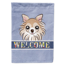 Load image into Gallery viewer, Chihuahua Welcome Flag Canvas House Size BB1437CHF