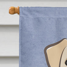 Load image into Gallery viewer, Golden Retriever Welcome Flag Canvas House Size BB1438CHF