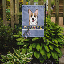 Load image into Gallery viewer, Sable Corgi Welcome Garden Flag – Decorative Outdoor Yard Flag BB1439GF