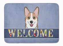 Load image into Gallery viewer, Sable Corgi Welcome Machine Washable Memory Foam Mat BB1439RUG