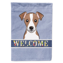 Load image into Gallery viewer, Jack Russell Terrier Welcome Flag Canvas House Size BB1446CHF