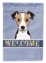 Load image into Gallery viewer, Jack Russell Terrier Welcome Garden Flag – Decorative Outdoor Yard Flag BB1447GF