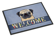 Load image into Gallery viewer, Fawn Pug Welcome Doormat - 24x36 Decorative Floor Mat – Indoor/Outdoor Rug with Artistic Flair BB1448JMAT