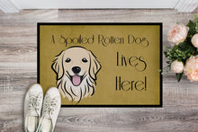 Load image into Gallery viewer, Golden Retriever Spoiled Dog Lives Here Doormat - 24x36 Decorative Floor Mat – Indoor/Outdoor Rug with Artistic Flair BB1453JMAT