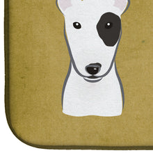 Load image into Gallery viewer, Bull Terrier Spoiled Dog Lives Here Dish Drying Mat – Absorbent, Artistic Kitchen Essentials BB1457DDM