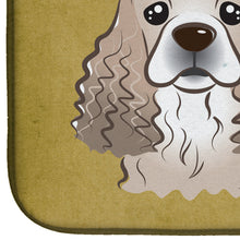 Load image into Gallery viewer, Cocker Spaniel Spoiled Dog Lives Here Dish Drying Mat – Absorbent, Artistic Kitchen Essentials BB1464DDM