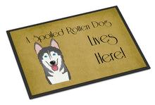 Load image into Gallery viewer, Alaskan Malamute Spoiled Dog Lives Here Doormat - 24x36 Decorative Floor Mat – Indoor/Outdoor Rug with Artistic Flair BB1466JMAT