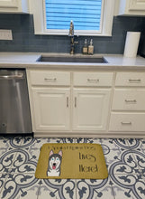 Load image into Gallery viewer, Alaskan Malamute Spoiled Dog Lives Here Machine Washable Memory Foam Mat BB1466RUG