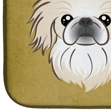 Load image into Gallery viewer, Pekingese Spoiled Dog Lives Here Dish Drying Mat – Absorbent, Artistic Kitchen Essentials BB1469DDM