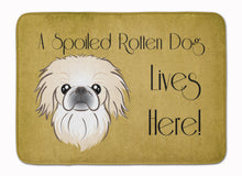 Load image into Gallery viewer, Pekingese Spoiled Dog Lives Here Machine Washable Memory Foam Mat BB1469RUG