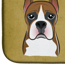 Load image into Gallery viewer, Boxer Spoiled Dog Lives Here Dish Drying Mat – Absorbent, Artistic Kitchen Essentials BB1471DDM