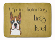 Load image into Gallery viewer, Boxer Spoiled Dog Lives Here Machine Washable Memory Foam Mat BB1471RUG