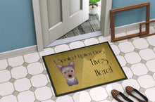 Load image into Gallery viewer, Yorkie Puppy Spoiled Dog Lives Here Doormat - 24x36 Decorative Floor Mat – Indoor/Outdoor Rug with Artistic Flair BB1480JMAT