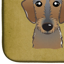 Load image into Gallery viewer, Wirehaired Dachshund Spoiled Dog Lives Here Dish Drying Mat – Absorbent, Artistic Kitchen Essentials BB1481DDM