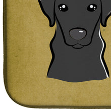 Load image into Gallery viewer, Black Labrador Spoiled Dog Lives Here Dish Drying Mat – Absorbent, Artistic Kitchen Essentials BB1483DDM