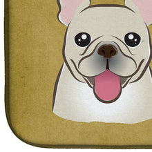 Load image into Gallery viewer, French Bulldog Spoiled Dog Lives Here Dish Drying Mat – Absorbent, Artistic Kitchen Essentials BB1486DDM