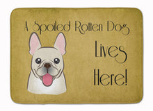 Load image into Gallery viewer, French Bulldog Spoiled Dog Lives Here Machine Washable Memory Foam Mat BB1486RUG