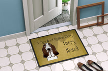 Load image into Gallery viewer, Basset Hound Spoiled Dog Lives Here Doormat - 24x36 Decorative Floor Mat – Indoor/Outdoor Rug with Artistic Flair BB1491JMAT