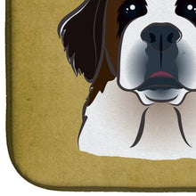 Load image into Gallery viewer, Saint Bernard Spoiled Dog Lives Here Dish Drying Mat – Absorbent, Artistic Kitchen Essentials BB1494DDM