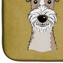 Load image into Gallery viewer, Wire Haired Fox Terrier Spoiled Dog Lives Here Dish Drying Mat – Absorbent, Artistic Kitchen Essentials BB1495DDM