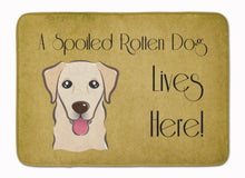 Load image into Gallery viewer, Golden Retriever Spoiled Dog Lives Here Machine Washable Memory Foam Mat BB1500RUG