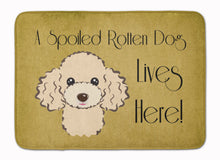 Load image into Gallery viewer, Buff Poodle Spoiled Dog Lives Here Machine Washable Memory Foam Mat BB1506RUG