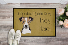 Load image into Gallery viewer, Jack Russell Terrier Spoiled Dog Lives Here Doormat - 24x36 Decorative Floor Mat – Indoor/Outdoor Rug with Artistic Flair BB1509JMAT