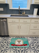 Load image into Gallery viewer, Jack Russell Terrier Merry Christmas Machine Washable Memory Foam Mat BB1512RUG