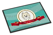 Load image into Gallery viewer, Pomeranian Merry Christmas Doormat - 24x36 Decorative Floor Mat – Indoor/Outdoor Rug with Artistic Flair BB1517JMAT