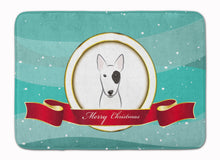 Load image into Gallery viewer, Bull Terrier Merry Christmas Machine Washable Memory Foam Mat BB1519RUG