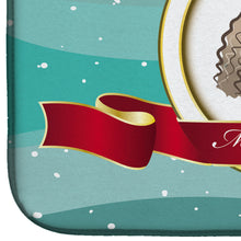 Load image into Gallery viewer, Cocker Spaniel Merry Christmas Dish Drying Mat – Absorbent, Artistic Kitchen Essentials BB1526DDM