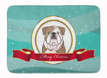 Load image into Gallery viewer, English Bulldog  Merry Christmas Machine Washable Memory Foam Mat BB1529RUG