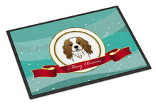 Load image into Gallery viewer, Cavalier Spaniel Merry Christmas Doormat - 24x36 Decorative Floor Mat – Indoor/Outdoor Rug with Artistic Flair BB1534JMAT