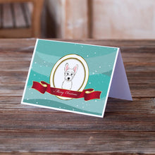 Load image into Gallery viewer, Westie Merry Christmas Greeting Cards -  Blank Note Cards – 8-Pack of Artist-Designed Cards with Envelopes